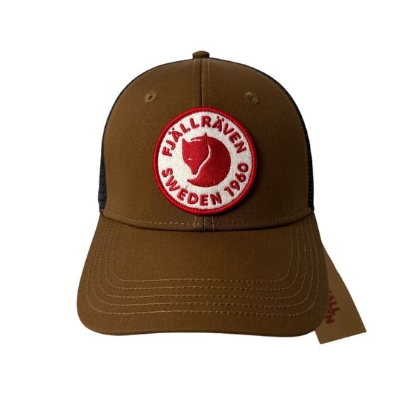 Fjallraven 6 Panel Hat 1960 Logo Langtradarkeps Timber Brown Size Small/Medium - Picture 1 of 6